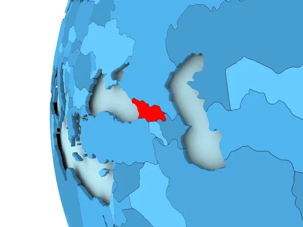 Kaart van Georgië — Stockfoto