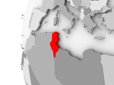 Tunus gri dünya üzerinde
