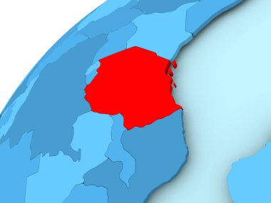 Mavi dünya üzerinde Tanzanya