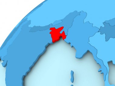 Bangladeş mavi dünya üzerinde