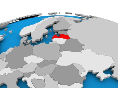 Letonya siyasi dünya üzerinde