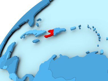 Haiti mavi dünya üzerinde