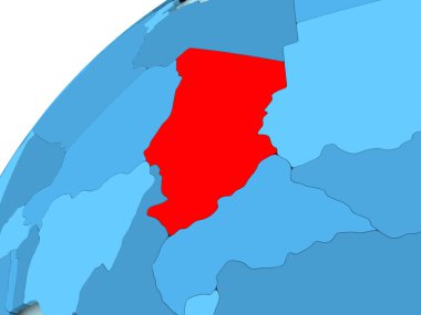 Chad mavi dünya üzerinde