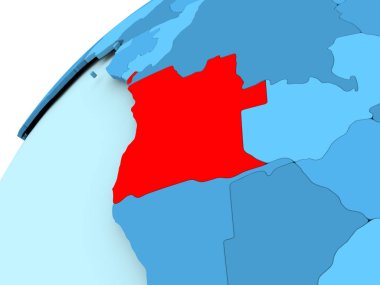 Angola mavi dünya üzerinde