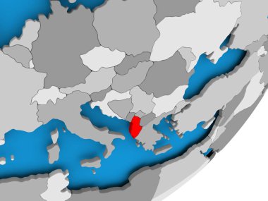 Arnavutluk Haritası