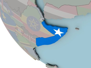 Somali bayrağı çizim ile