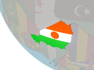 Nijer bayrak çizim ile