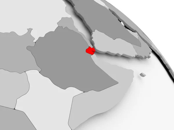 Map of Djibouti — Stock Photo, Image