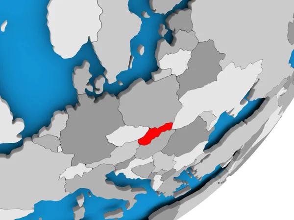 La mappa di Slovacchia — Foto Stock