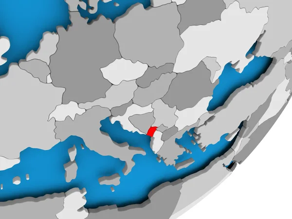 Kaart van Montenegro — Stockfoto