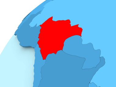 Bolivya mavi dünya üzerinde
