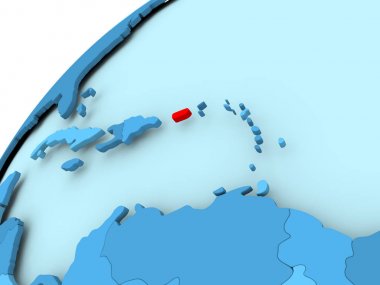 Porto Riko mavi dünya üzerinde