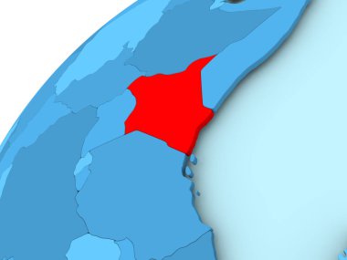 Kenya mavi dünya üzerinde