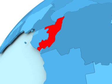 Kongo mavi dünya üzerinde
