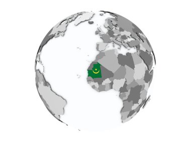 Moritanya ile izole küre