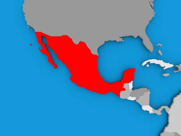 メキシコの地図 — ストック写真