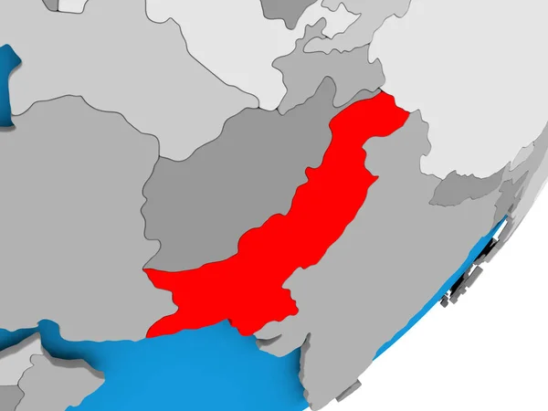 Karta över pakistan — Stockfoto