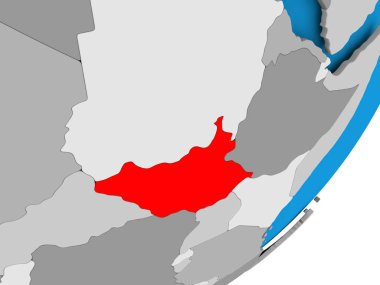 Güney sudan Haritası