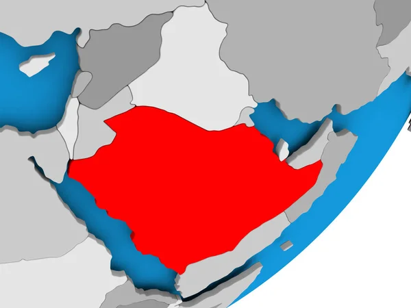 Kaart van Saoedi-Arabië — Stockfoto