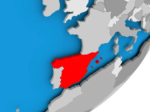 Karte von Spanien — Stockfoto
