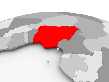 Nijerya gri dünya üzerinde