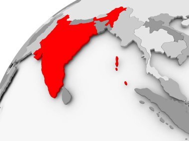 Hindistan gri siyasi dünya üzerinde
