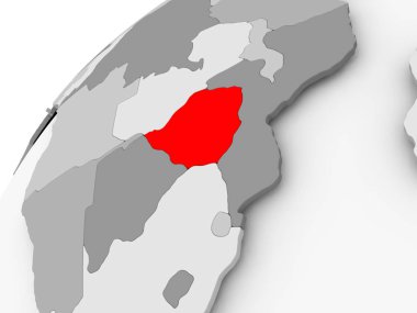 Zimbabve gri siyasi dünya üzerinde