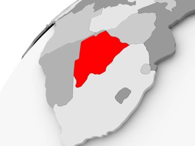 Botsvana gri siyasi dünya üzerinde