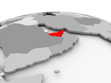 Birleşik Arap Emirlikleri gri Küre
