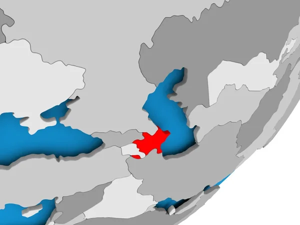 아제르바이잔의 지도 — 스톡 사진