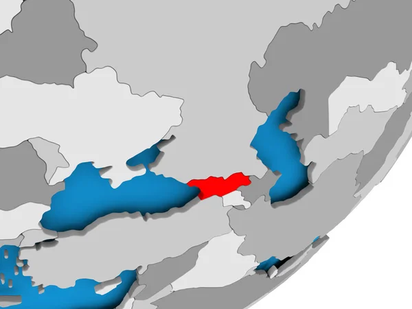 जॉर्जिया का नक्शा — स्टॉक फ़ोटो, इमेज
