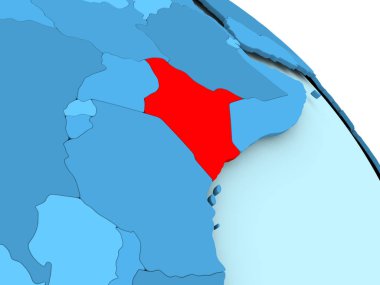 Kenya mavi dünya üzerinde