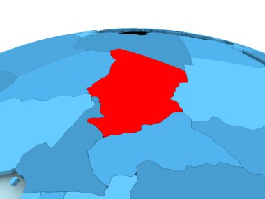 Chad mavi siyasi dünya üzerinde