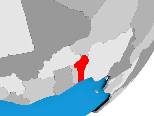 Mapa online de Benín — Foto de Stock