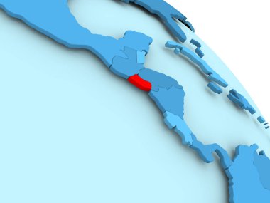 El Salvador mavi dünya üzerinde