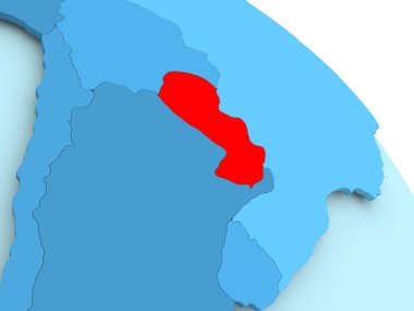 Mavi küre Paraguay