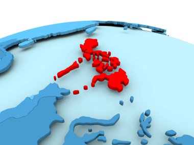 Filipinler mavi siyasi dünya üzerinde