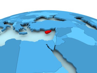 Kıbrıs mavi siyasi dünya üzerinde