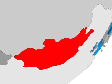 Moğolistan Haritası