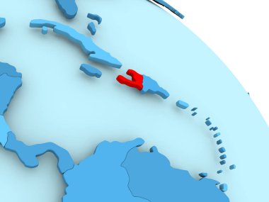Haiti mavi dünya üzerinde