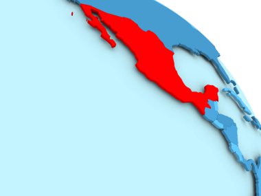 Meksika mavi dünya üzerinde