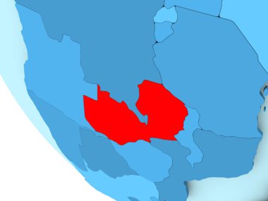 Zambiya mavi siyasi dünya üzerinde
