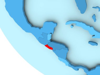 El Salvador mavi siyasi dünya üzerinde