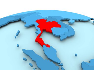 Tayland mavi siyasi dünya üzerinde