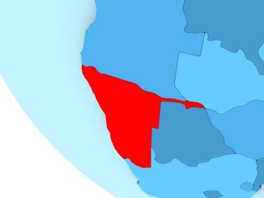 Namibya mavi siyasi dünya üzerinde