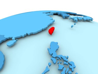 Tayvan mavi siyasi dünya üzerinde