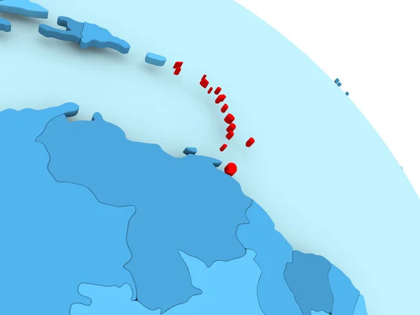 Caribbean na świecie niebieski — Zdjęcie stockowe