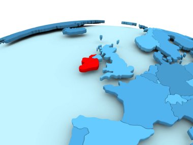 İrlanda'da mavi siyasi dünya