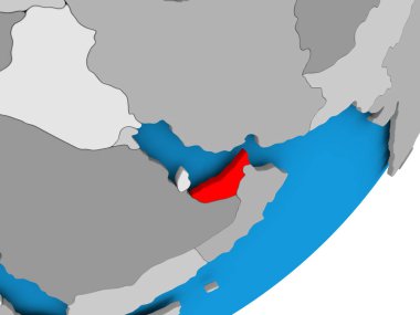 Birleşik Arap Emirlikleri Haritası