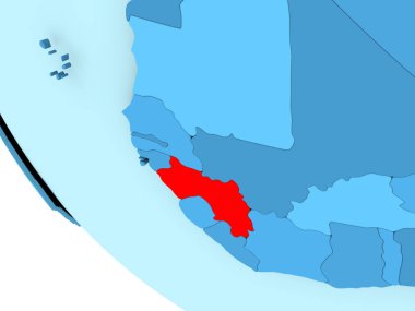 Gine mavi siyasi dünya üzerinde